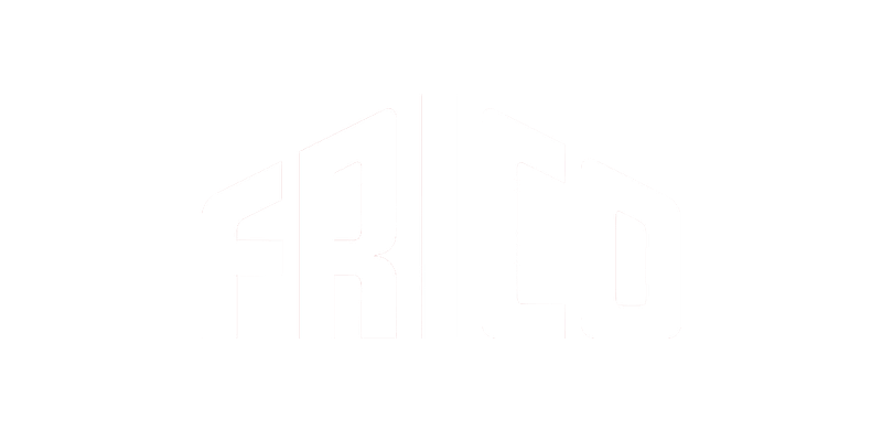 FRICO logo in white without the background.